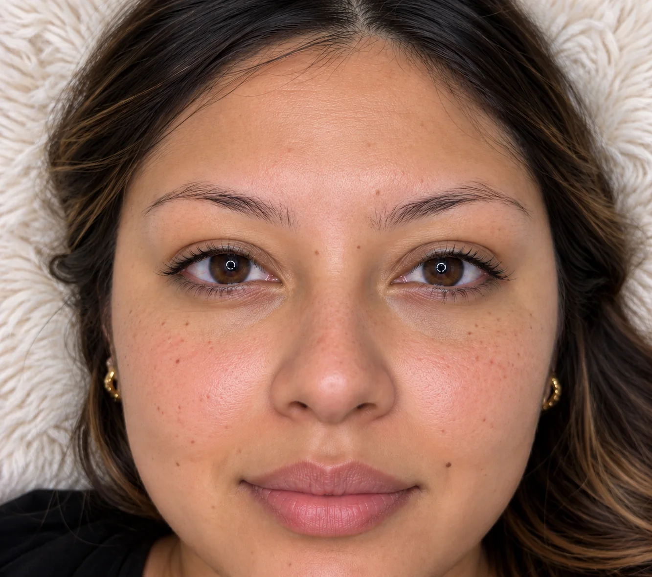 Brows before permanent makeup