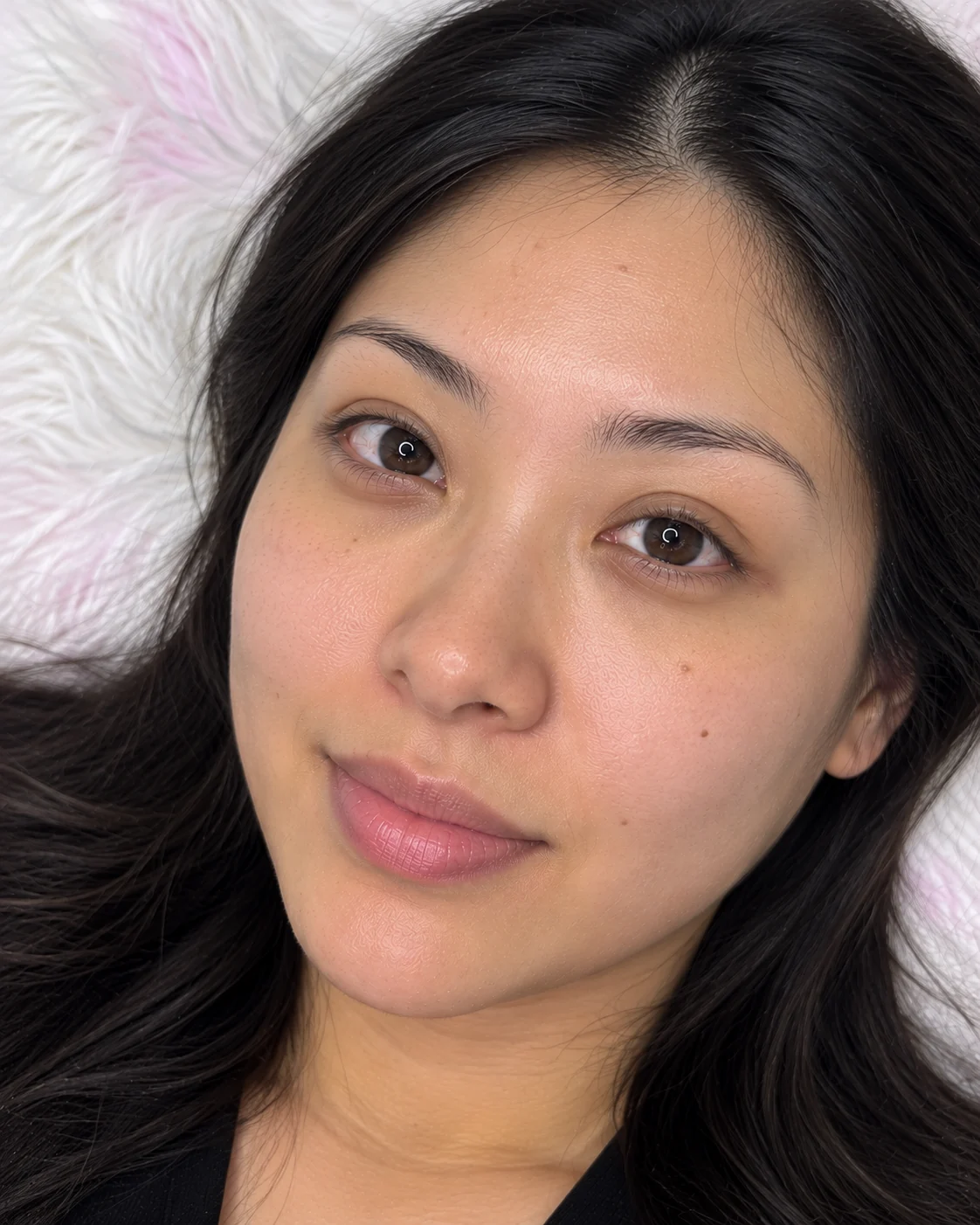 Lashes before extensions