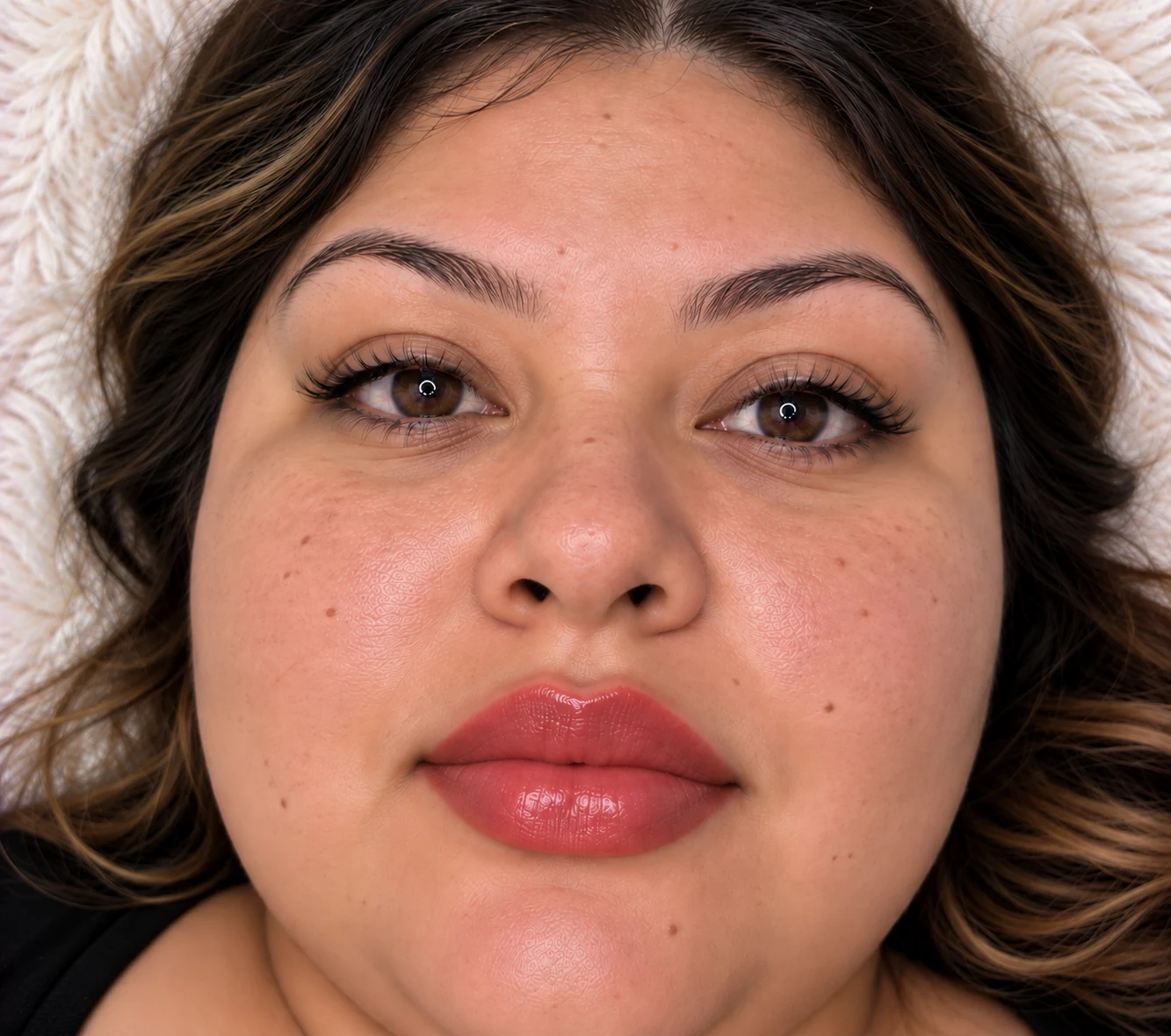 Lips after lip blush
