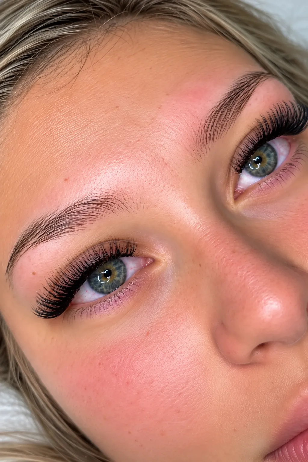 Hybrid lash extensions by Nessy Studio