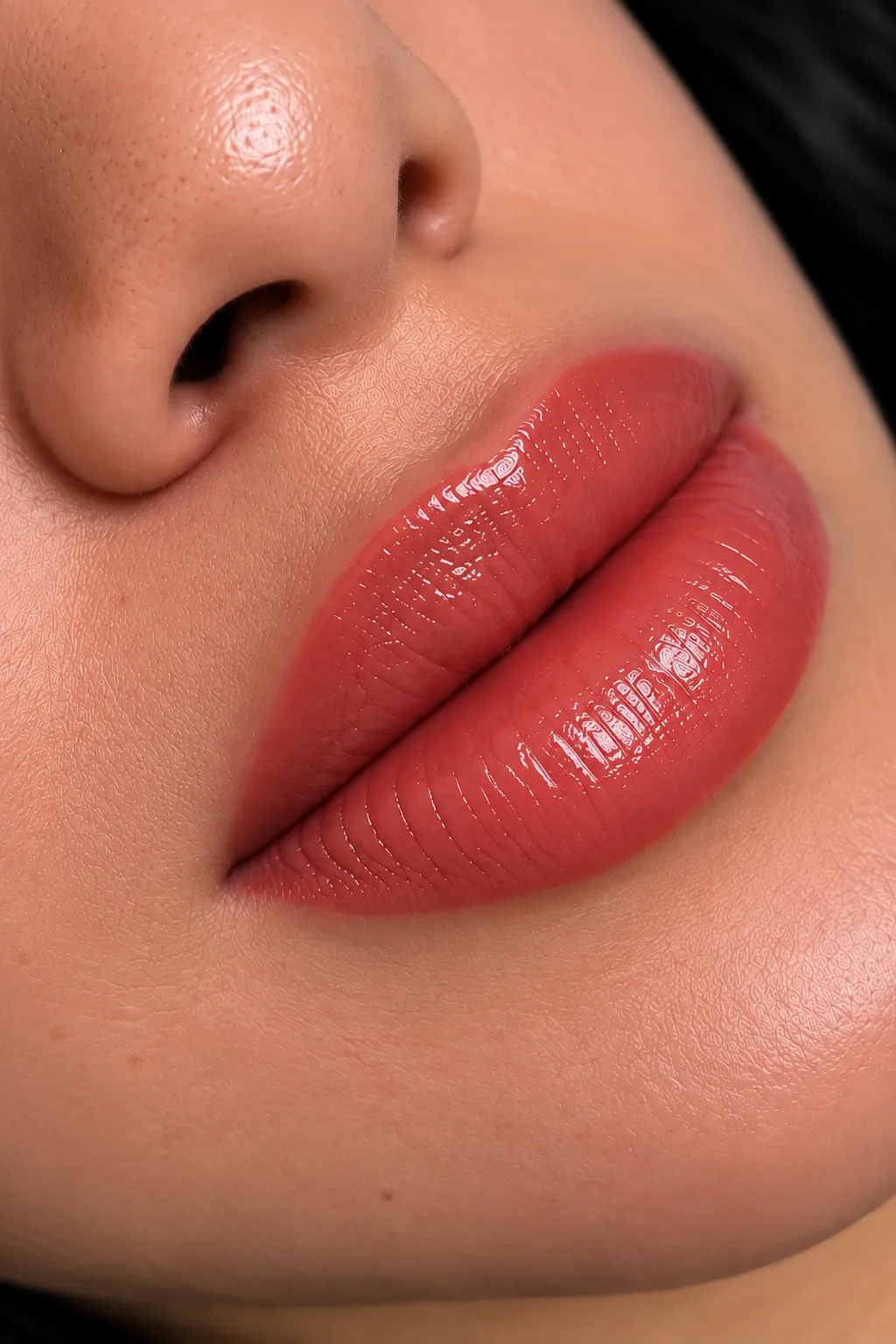 Lip blush permanent makeup by Nessy Studio
